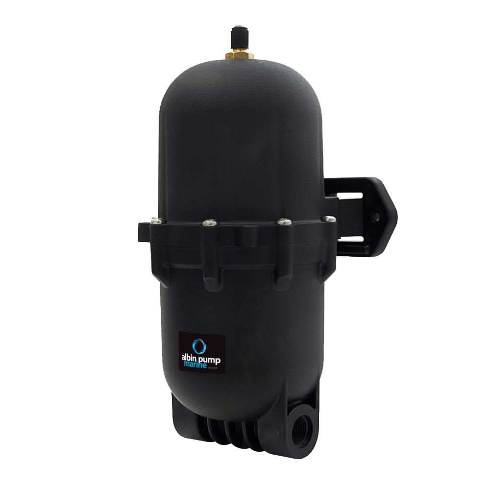 Albin Pump 0.85L Accumulator Tank for water pressure systems corrosion free