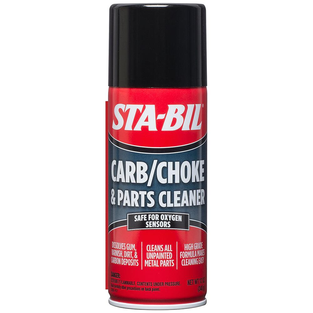 STA-BIL Carb Choke & Parts Cleaner 12.5oz aerosol can for carburetor cleaning and engine performance maintenance