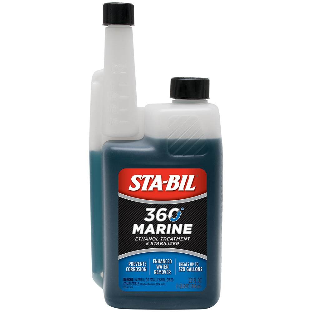 STA-BIL 360 Marine 32oz fuel system cleaner and stabilizer for marine engines