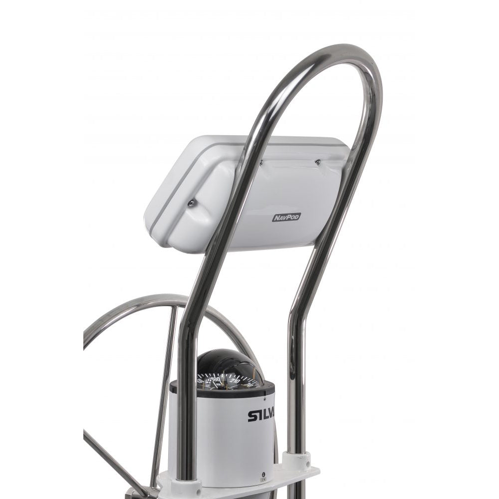 NavPod GP2500-33 SystemPod Pre-Cut for Raymarine AXIOM 7 & 1 Instrument for 12" Wide Guard *Requires Raymarine #A80498 Front Mount Kit for AXIOM 7 & Right Angled with NMEA 2000 Connector) - Pre-Cut for Front - GP2500-33