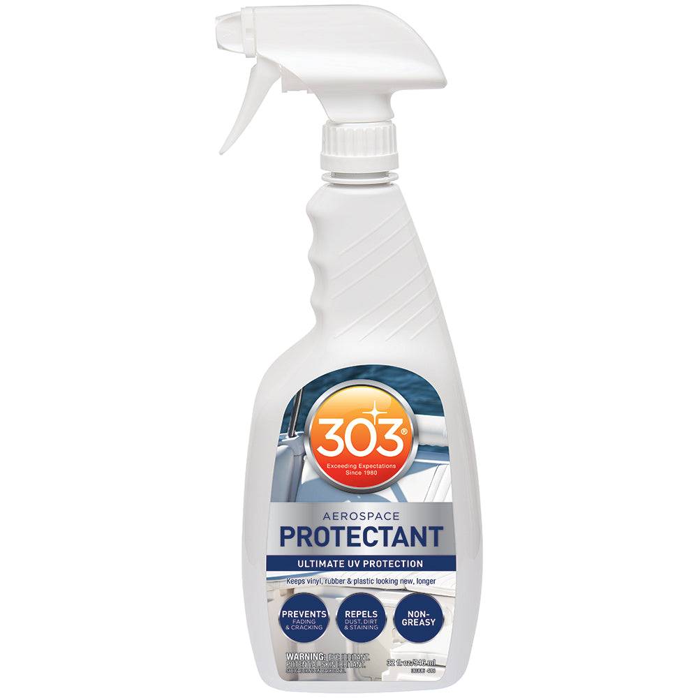 303 Marine Aerospace Protectant 32oz spray bottle for UV protection on boats and outdoor gear