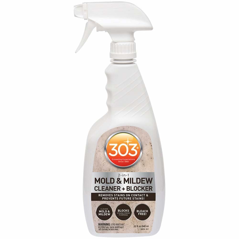 303 Mold & Mildew Cleaner 32oz spray bottle for removing and blocking mold and mildew stains
