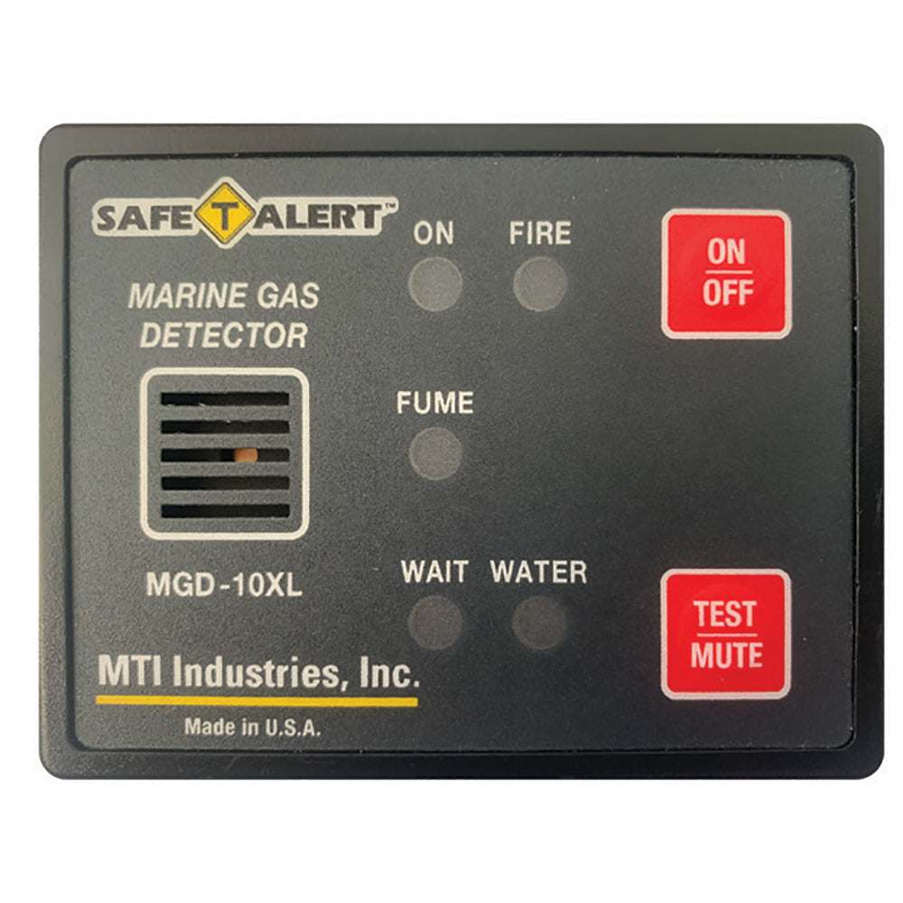 Safe-T-Alert gas vapor alarm MGD-10XL black surface mount with fume, fire, and bilge water indicators