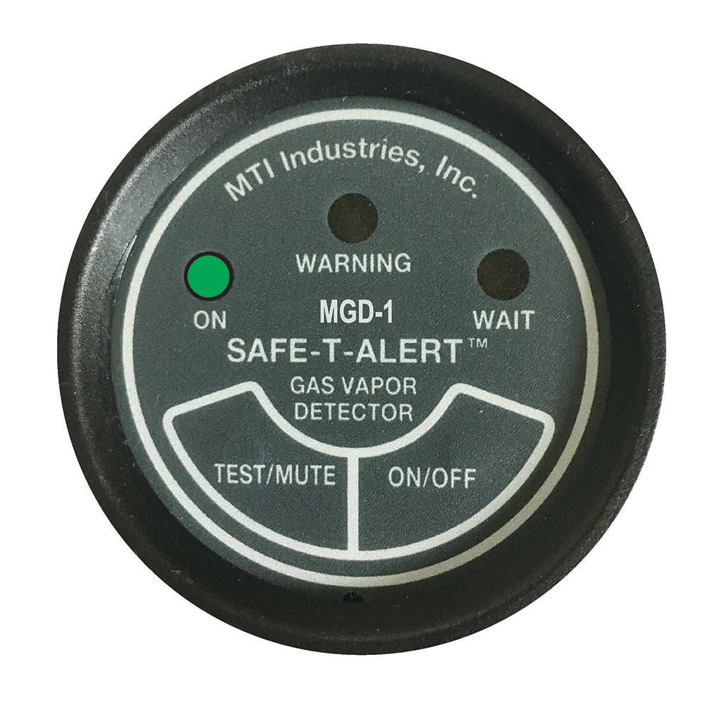 Safe-T-Alert MGD-1 gas vapor alarm UL certified 2 inch black instrument case with test/mute and on/off buttons