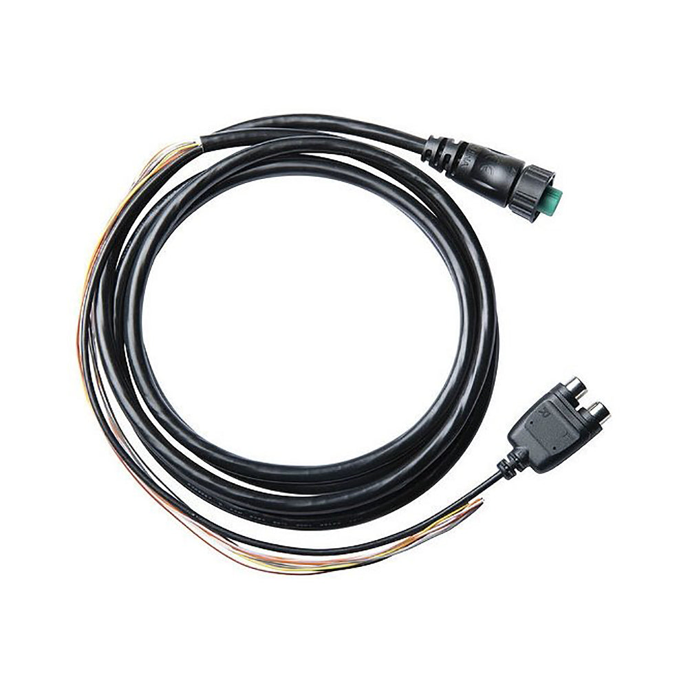 Garmin NMEA 0183 data communication cable with audio RCA connector and bare wires for GPSMAP chartplotter connection