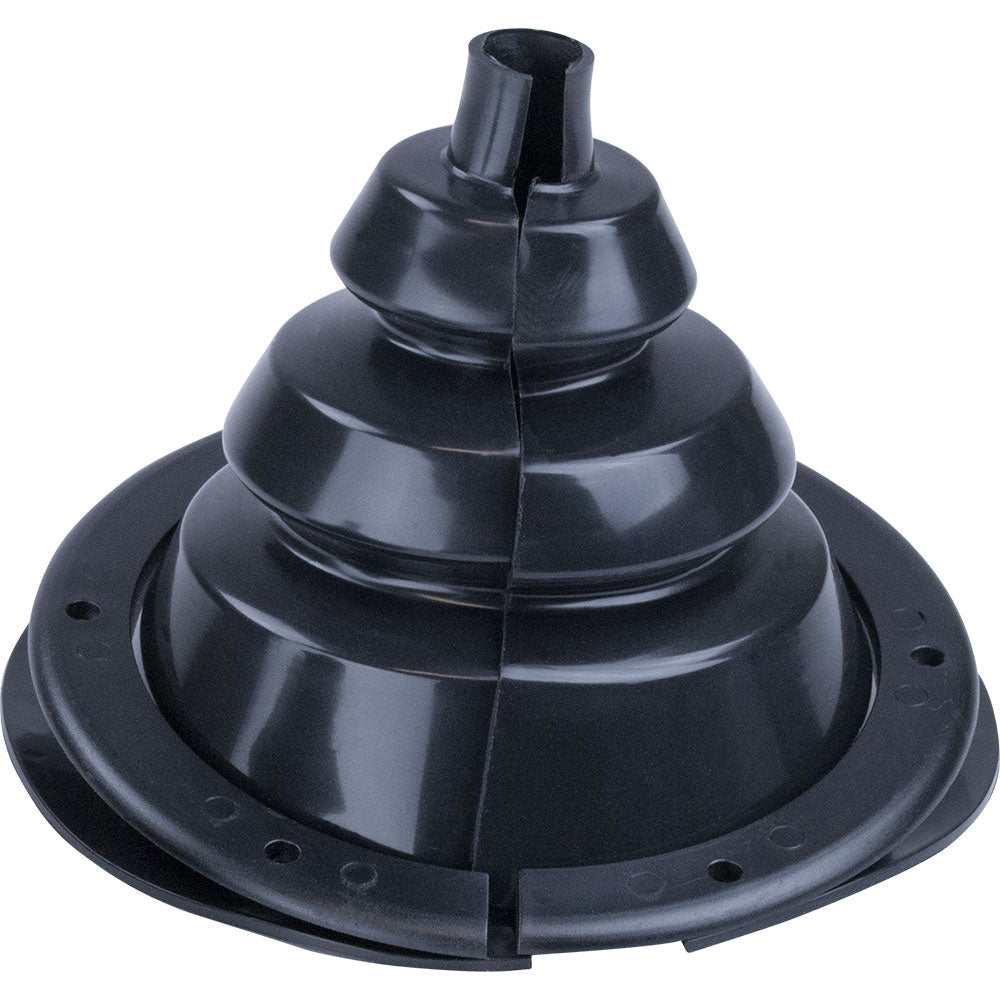 Sea-Dog Motor Well Boot 4-inch split black rubber seal for engine cables and wires