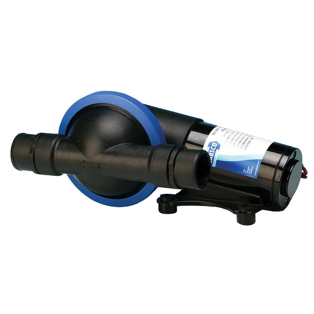 Jabsco Filterless Waste Pump 24V with single diaphragm and 1½” hose connections