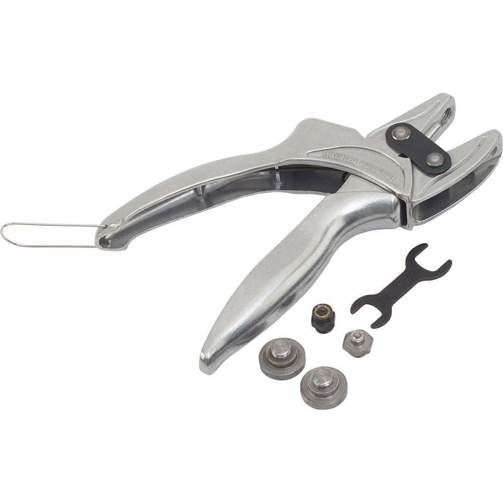 Sea-Dog Canvas Snap Tool with die wrench and three removable dies for snap caps and studs