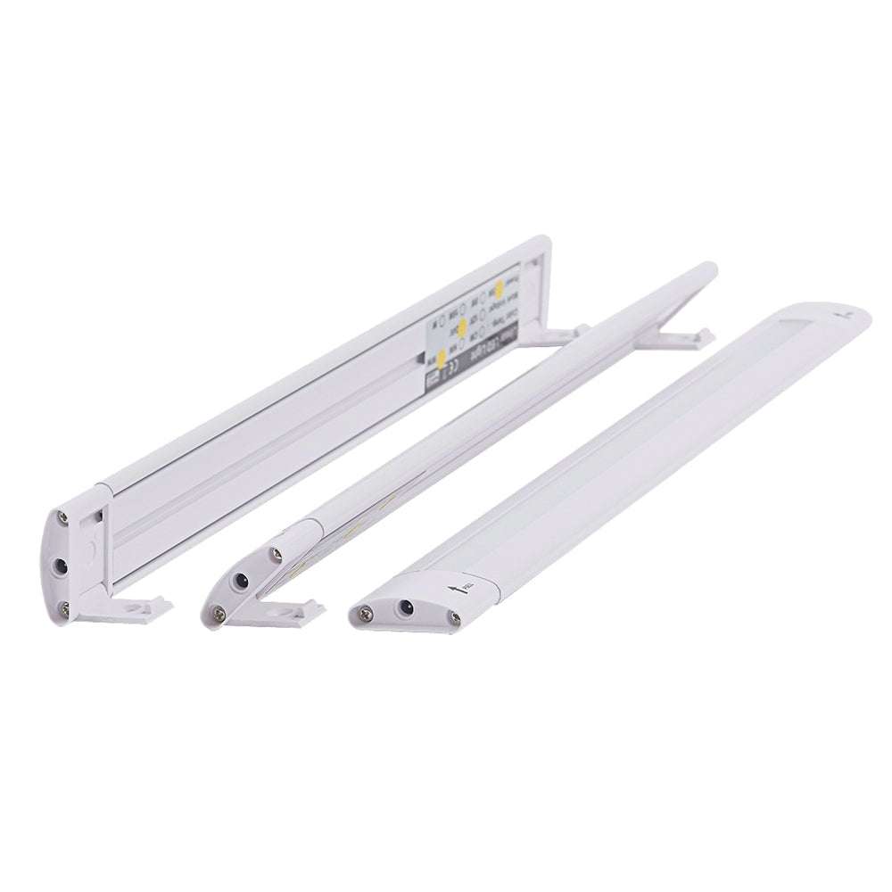 Lunasea 12 inch adjustable linear LED light with built-in touch dimmer switch in cool white color