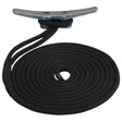 Sea-Dog Double Braided Nylon Dock Line - 5/8 inch x 20' - Black - 302116020BK-1