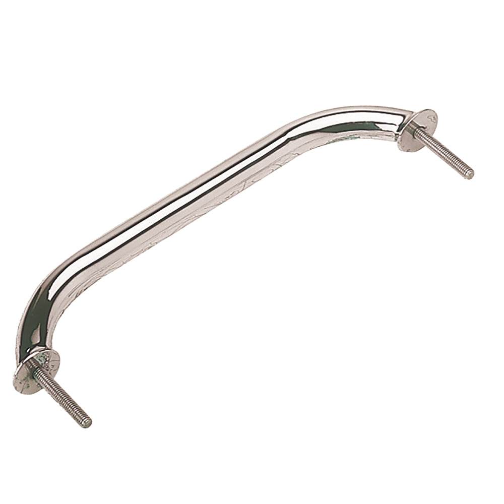 Sea-Dog Stainless Steel 10-inch stud mount flanged hand rail with mounting flange