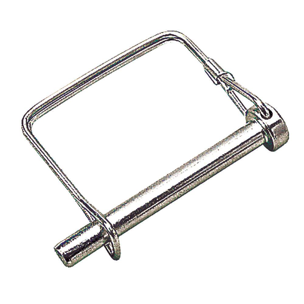 Sea-Dog Galvanized Coupler Lock Pin 1/4 inch corrosion-resistant trailer pin with spring snap lock bale