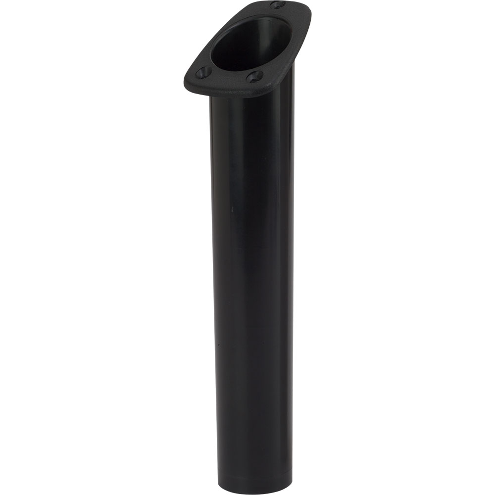 Sea-Dog Narrow Gunnel Flush Mount Rod Holder - Black - 325060-1