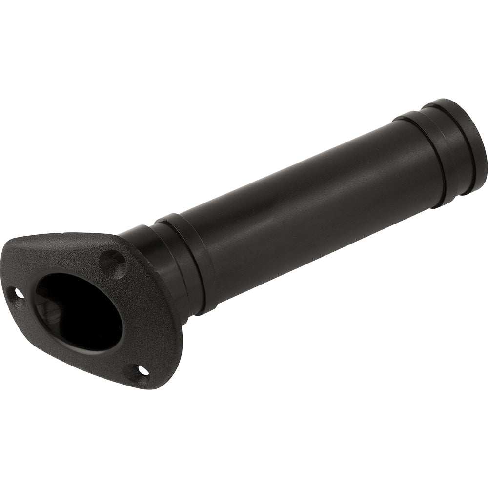 Sea-Dog Flush Mount Rod Holder black ABS with 30-degree angle for rods up to 1-5/8 inches