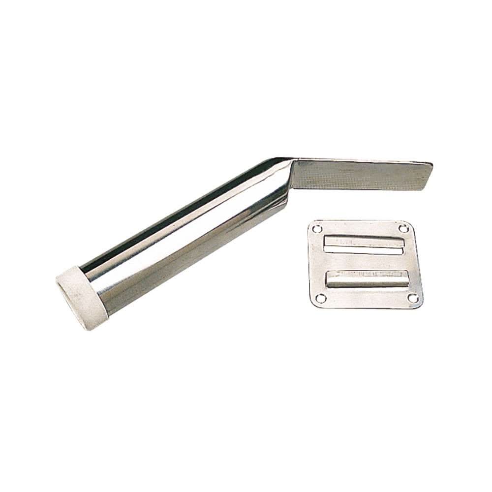 Sea-Dog Stainless Steel side mount removable rod holder with 30° angle and mounting plate