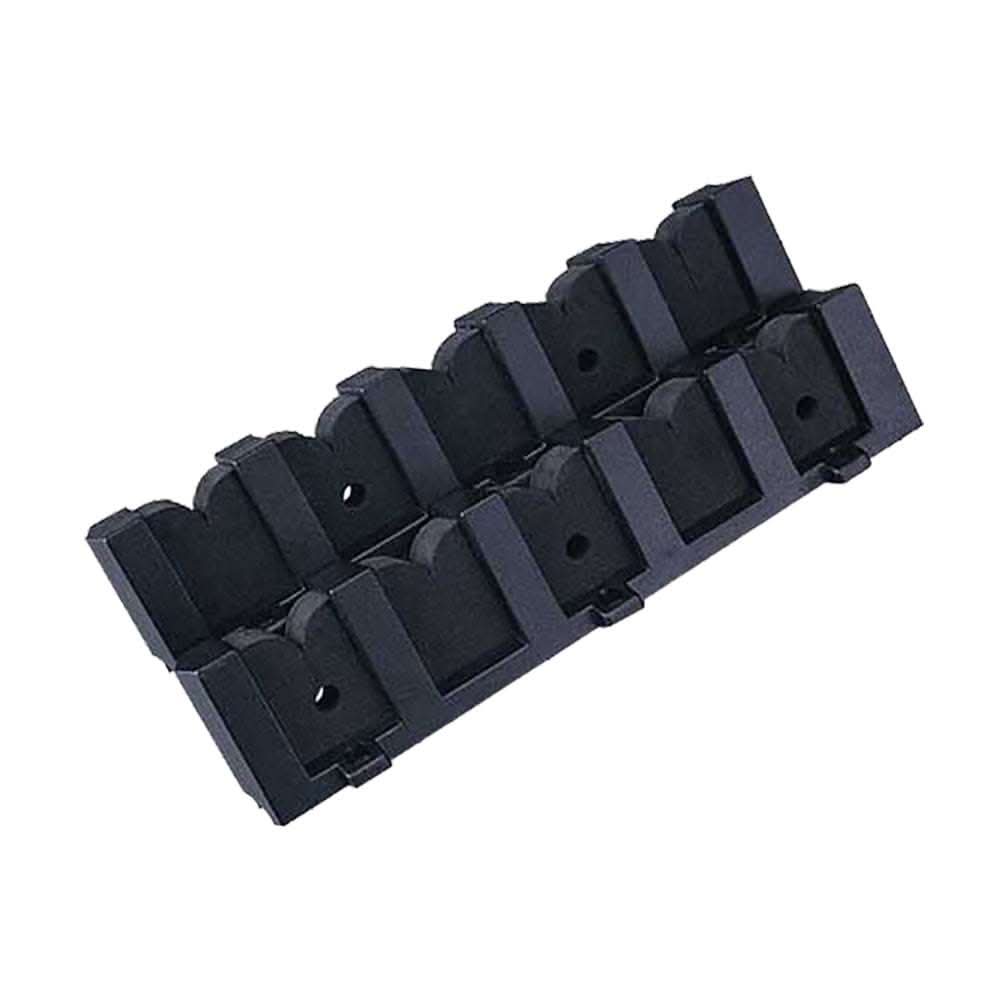 Sea-Dog 5-rod polypropylene storage rack with foam inserts for secure rod protection.