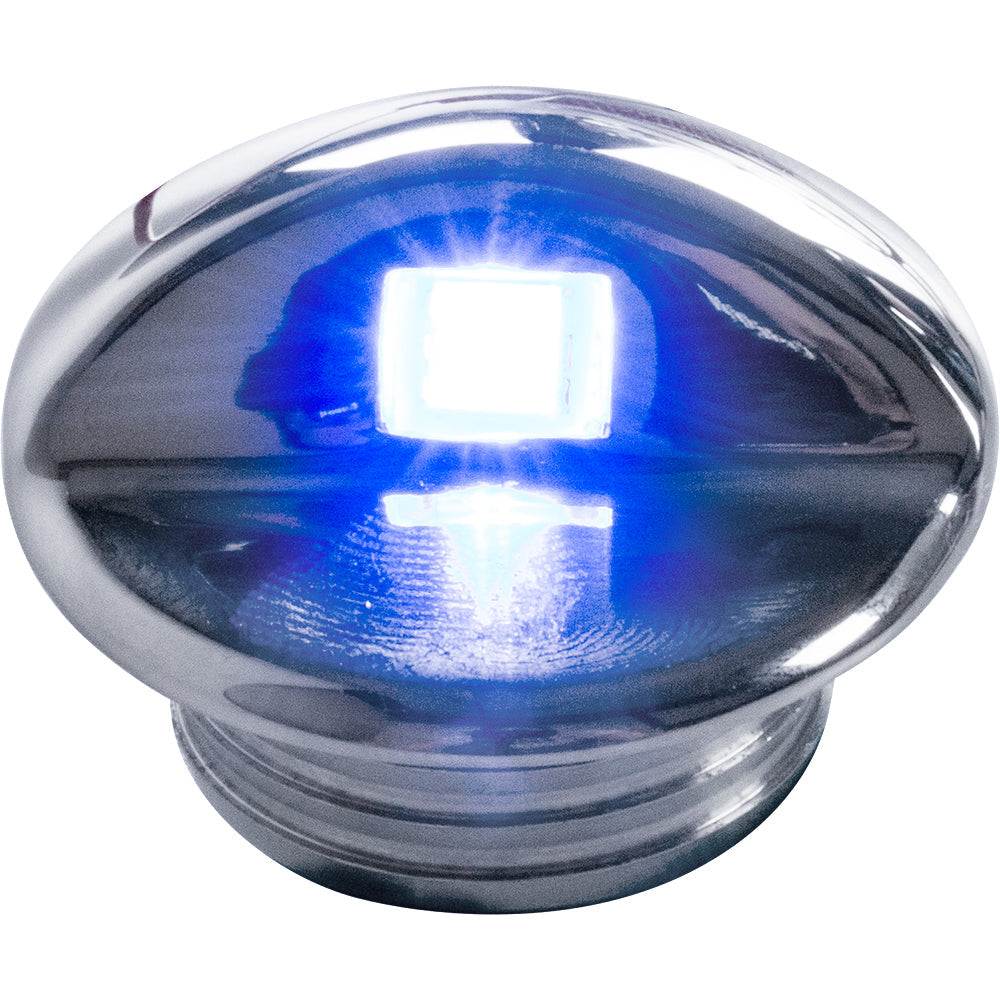 Sea-Dog LED Alcor Courtesy Light blue stainless steel recessed marine light