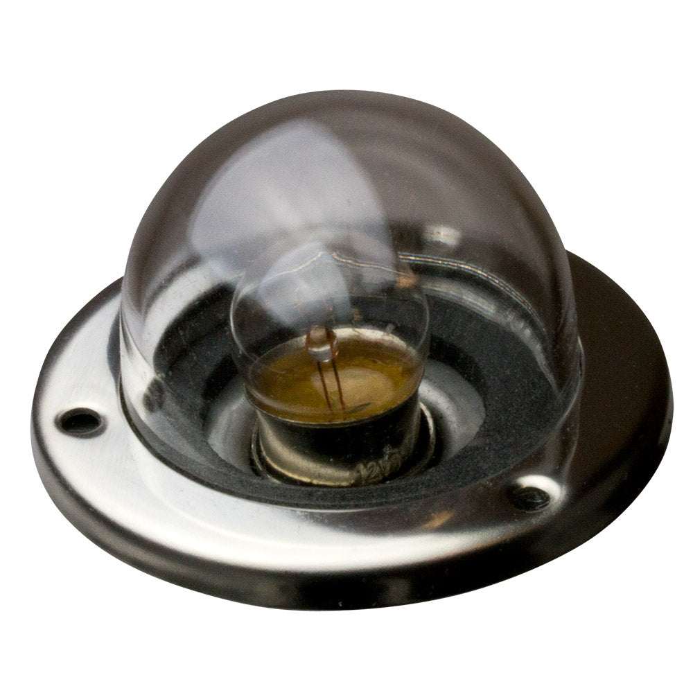 Sea-Dog Stainless Steel 360-degree all-around navigation light with glass cover and stainless steel base