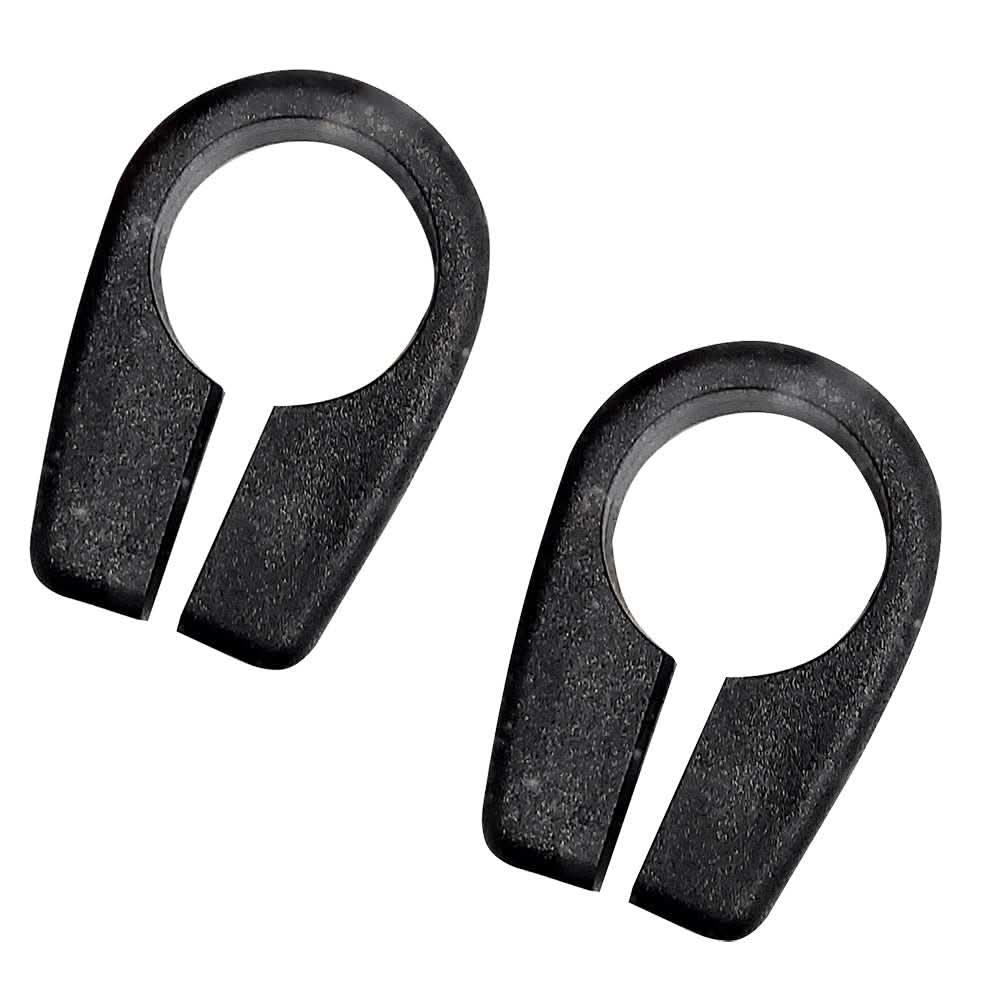 Sea-Dog Nylon adjustable black flagpole clamps 1/2 inch pair