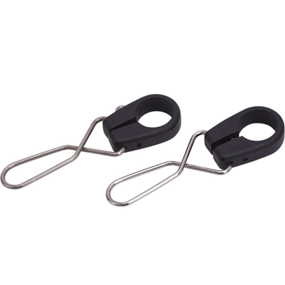 Sea-Dog nylon flagpole pennant mounts with stainless steel clips pair