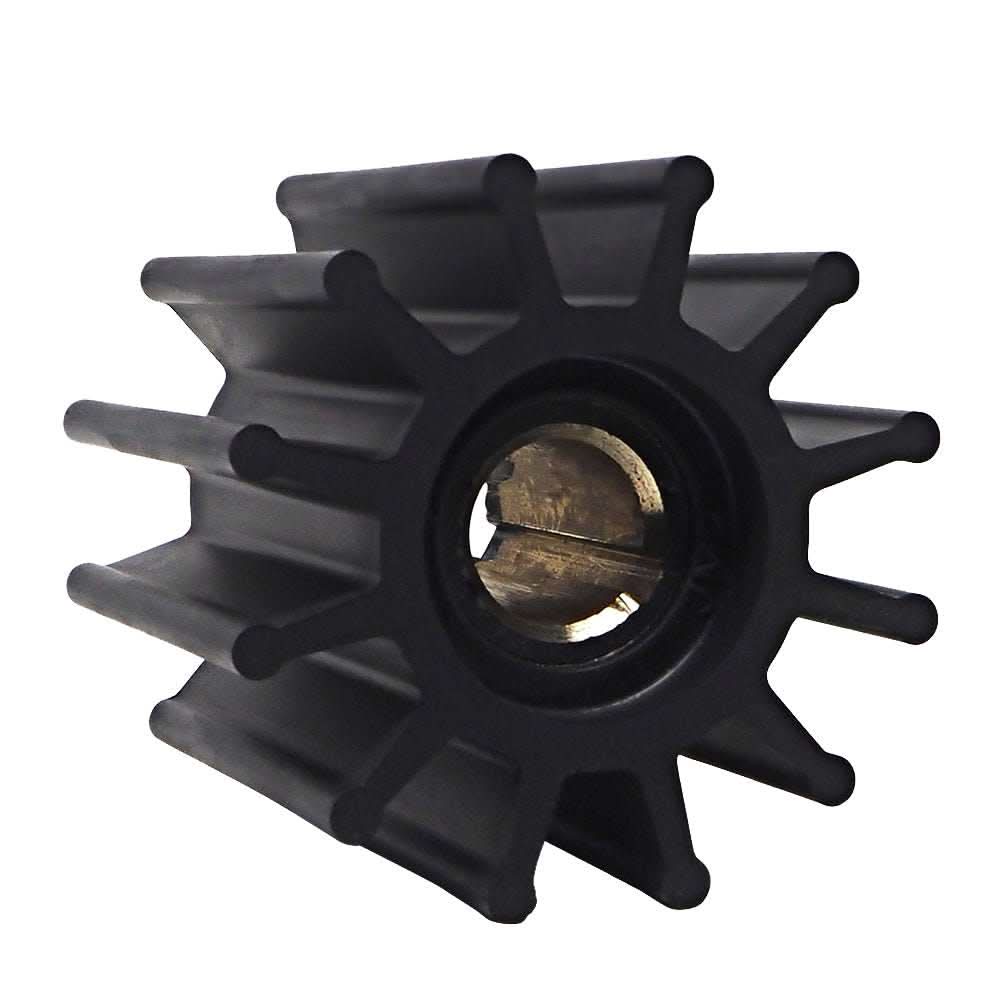 Albin Pump Premium Impeller Kit 82.4x20x73.4mm 12 blade key insert black neoprene impeller