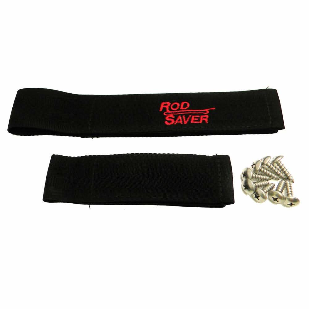 Rod Saver 10" and 6" rod straps with stainless steel mounting hardware set