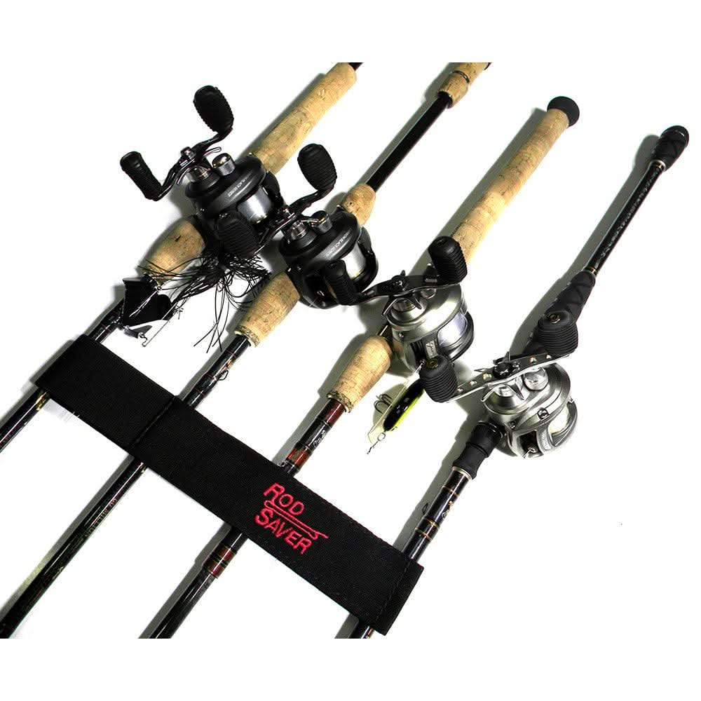 Rod Saver Pro Model Stretch 12" Single Strap securing fishing rods with reels
