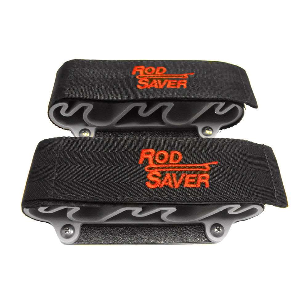 Rod Saver Portable Side Mount dual lock 4 rod holder black fishing rod organizer
