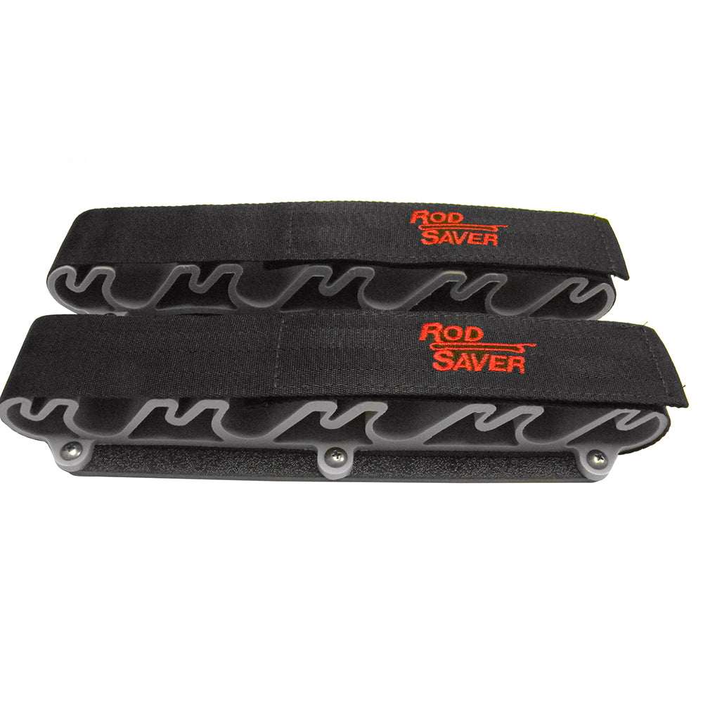 Rod Saver Portable Side Mount 8 Rod Holder with Dual Lock for boats and docks