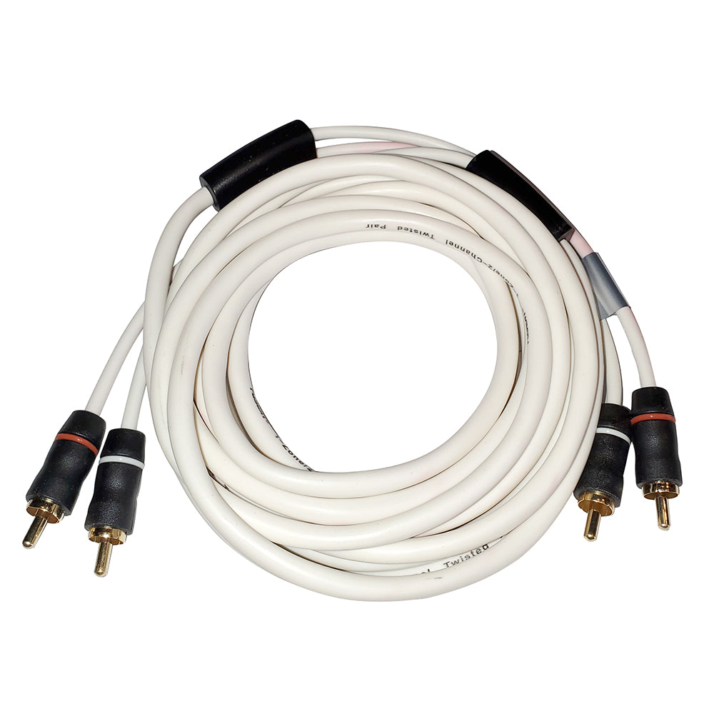 FUSION EL-RCA12 12' Standard 2-Way RCA Cable - 010-12889-00