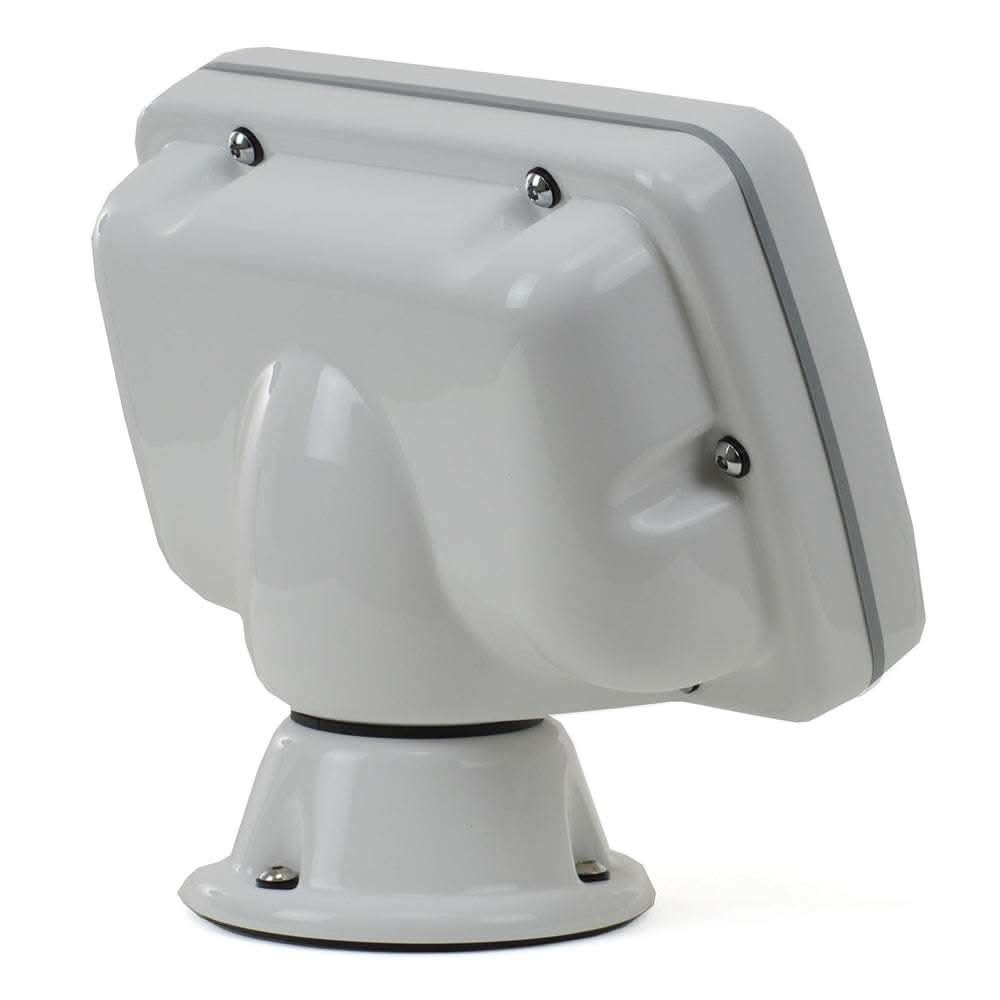 NavPod PowerPod Pre-Cut marine electronics mount for Simrad GO7 XSE XSR and B&G Vulcan 7R, white durable ABS with swivel base and watertight seal