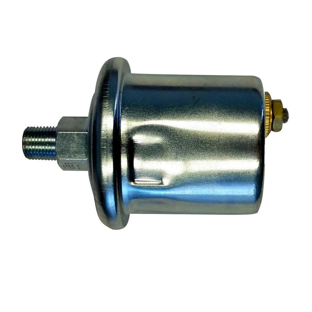 Faria Oil Pressure Sender 1/8 inch 0-80 PSI single unit metallic sensor