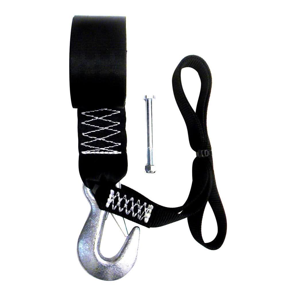 Rod Saver 12-foot PWC winch strap replacement with soft hook and steel safety snap