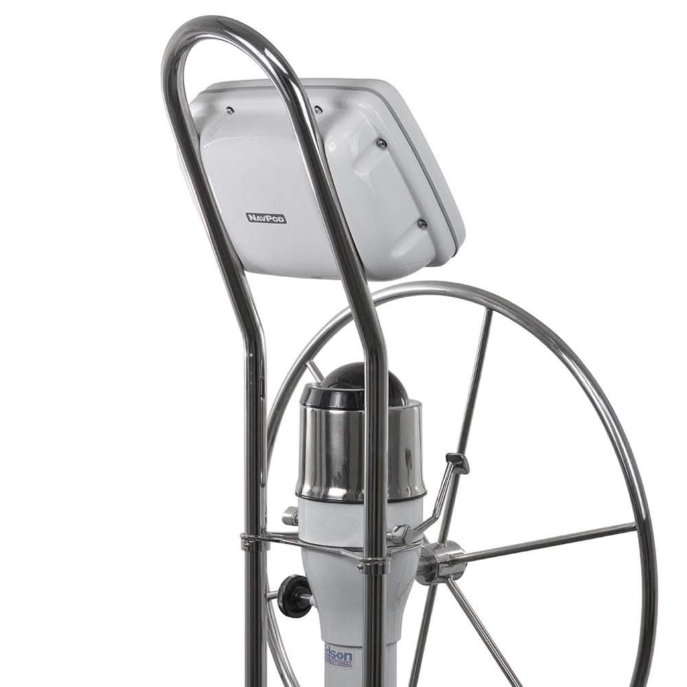 NavPod SailPod pre-cut mounting pod for Garmin 8612xsv with 9.5-inch wide guard, waterproof and UV-resistant housing