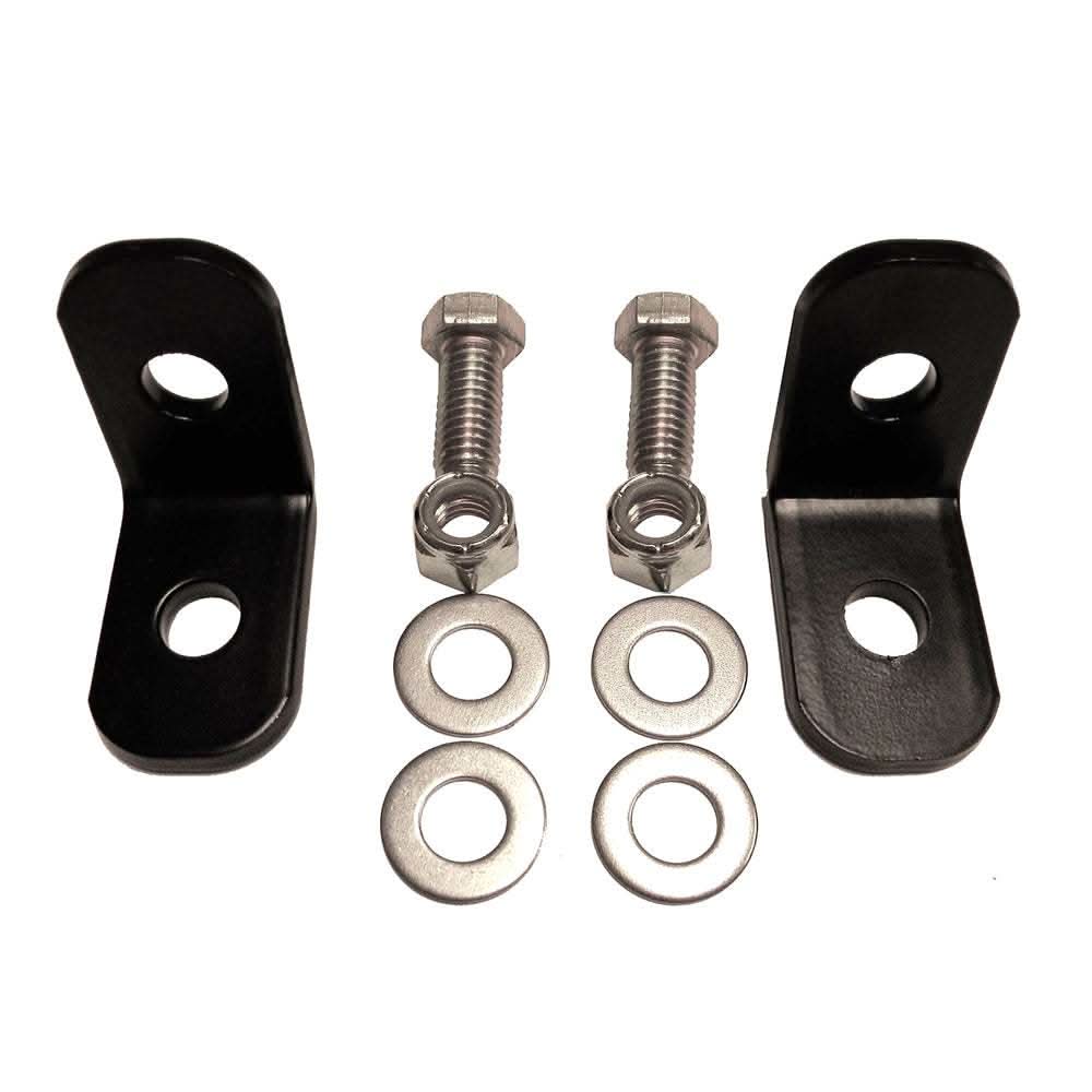 Rod Saver RTB 45 degree retractable transom tie-down bracket with bolts and washers set