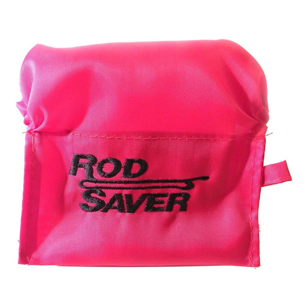 Rod Saver bait and casting reel wrap in red protective cover for freshwater reels