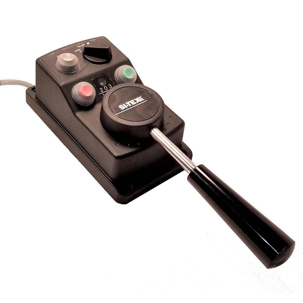SI-TEX TS203 full follow-up remote lever for SP36 and SP38 pilot system with 40-foot cable