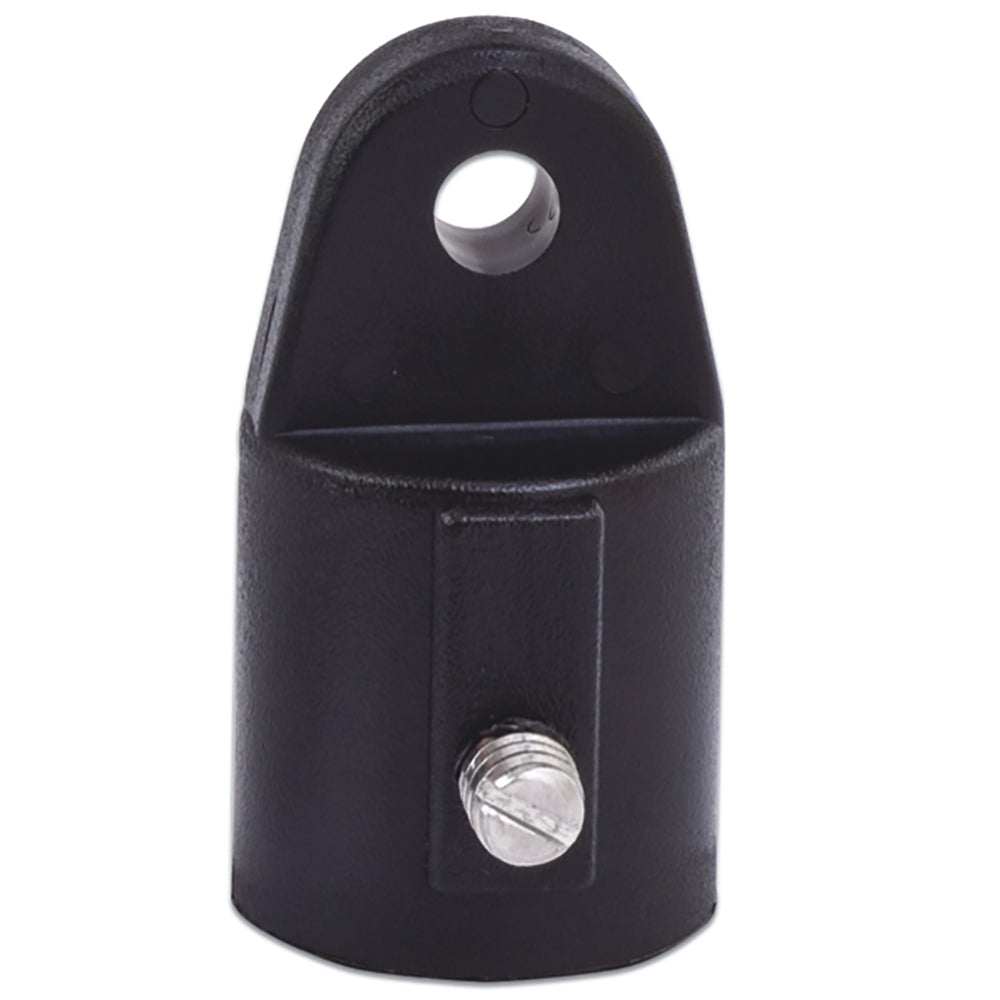 Sea-Dog Nylon Top Cap black 7/8 inch UV stabilized nylon top fitting with pin for tubing