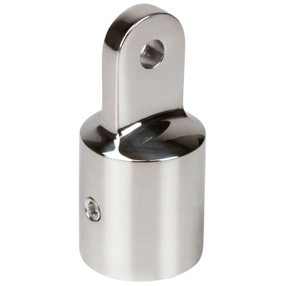 Sea-Dog Stainless Top Cap 7/8 inch stainless steel marine fitting with pivot hole and set screw