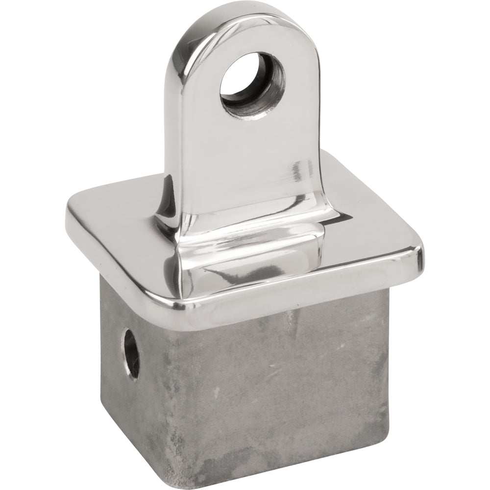 Sea-Dog Stainless Square Tube Top Fitting stainless steel boat fitting for tubing connection
