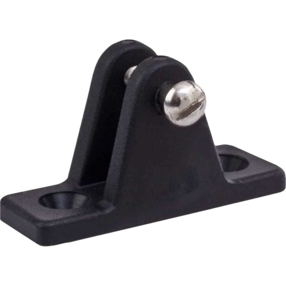 Black Sea-Dog nylon deck hinge with stainless steel pin for boat Bimini tops and rail mounts