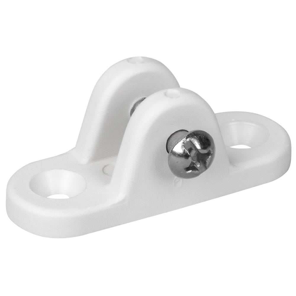 White Sea-Dog nylon small deck hinge with metal pin for marine use