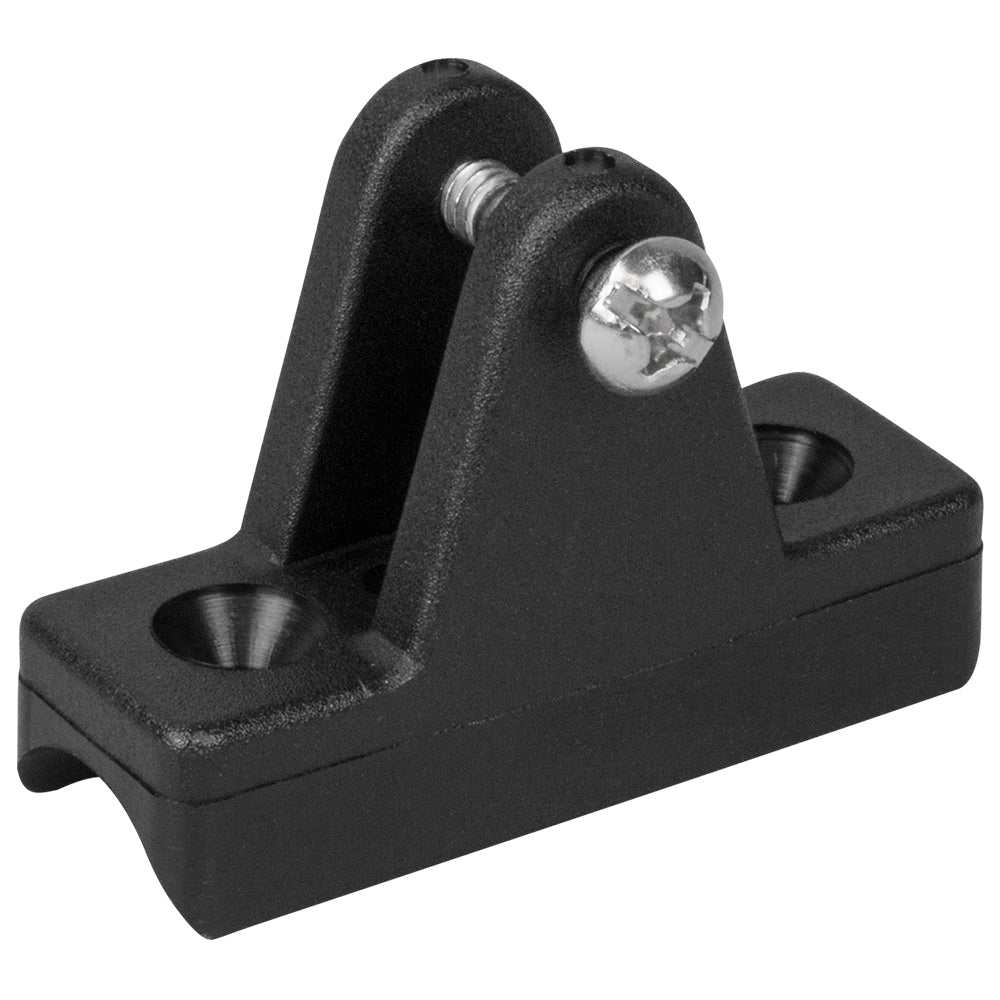 Sea-Dog Nylon Concave Deck Hinge black UV stabilized nylon with metal pin for Bimini top mounting