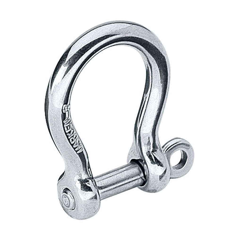 Harken 5mm bow shackle forged stainless steel polished multidirectional load fastener