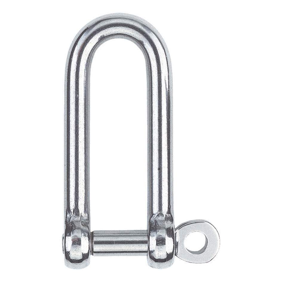 Harken 5mm long forged stainless steel shackle with polished finish and screw pin