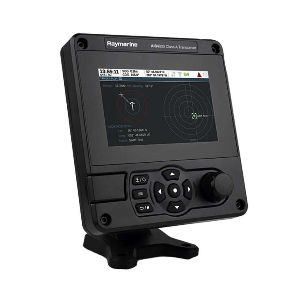 Raymarine AIS4000 Class A AIS transceiver with 5-inch color display and integrated Wi-Fi for commercial vessels and yachts