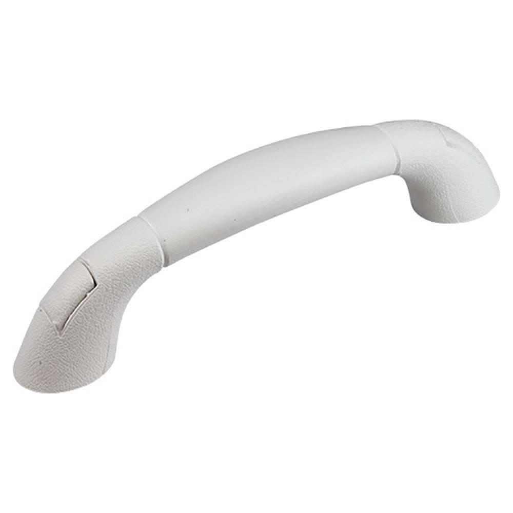 Sea-Dog white 9-3/4" PVC coated grab handle with concealed fasteners