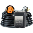 SmartPlug RV Kit 30 Amp 30' Dual Configuration Cordset - Black (SPX X Park Power) & Non Metallic Inlet - Black - R30303BM30PB