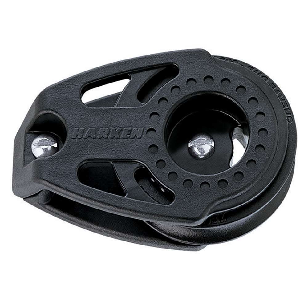Harken 40mm Carbo Air Cheek Block black lightweight sailing block with 40mm sheave