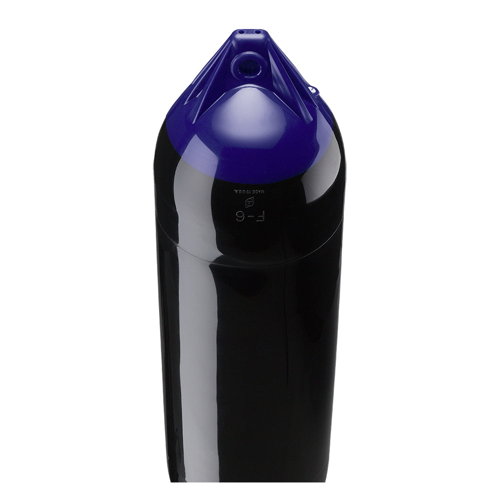 Polyform F-6 Twin Eye Fender 11" x 42" - Black - F-6-BLACK